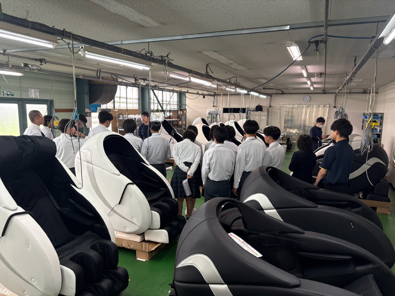 下高井農林高校会社見学